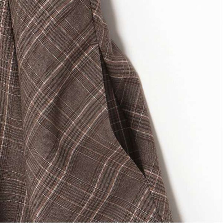 Twin Ribbon Jumper Skirt,Charcoal gray, medium image number 14