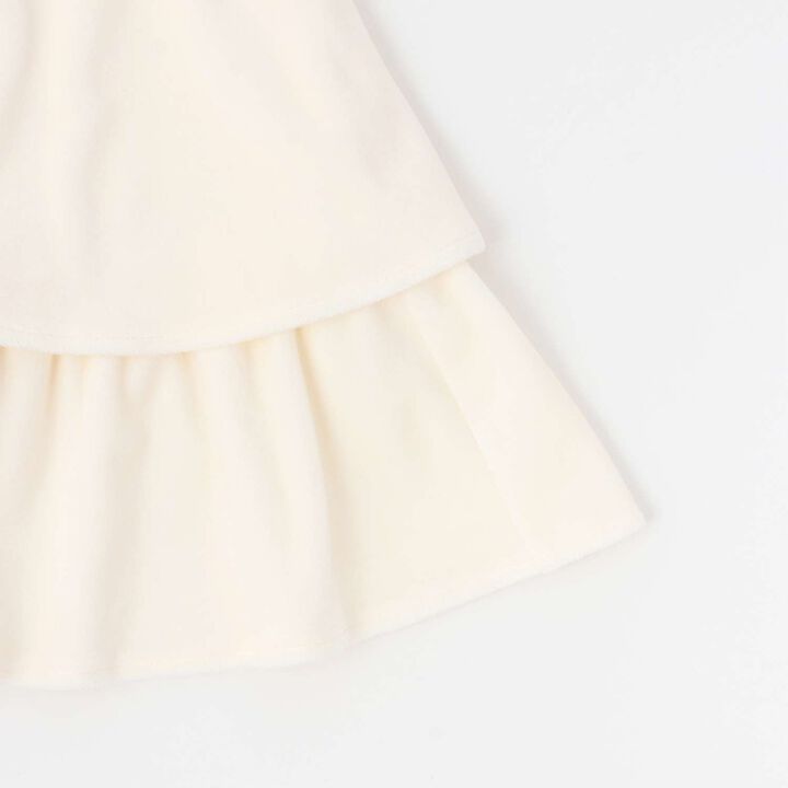 Tiered Skirt & Lace Pants Set,Ivory, medium image number 6