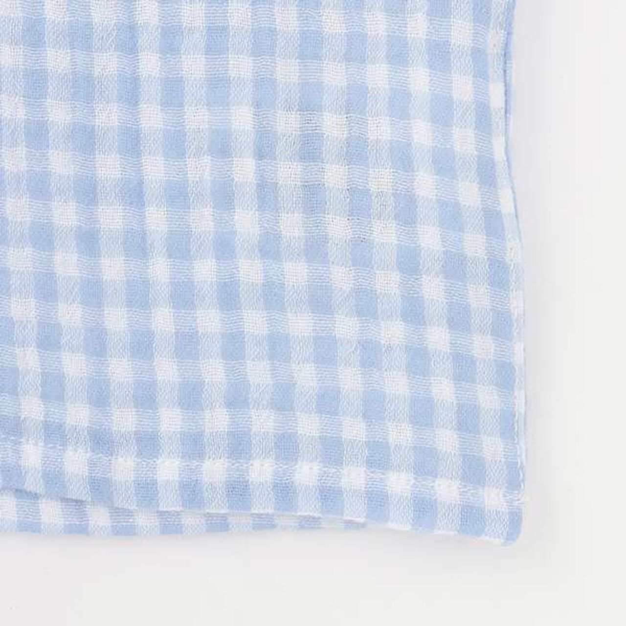 [Link] Bear Embroidery Double Gauze Pajamas,Light beige, large image number 9