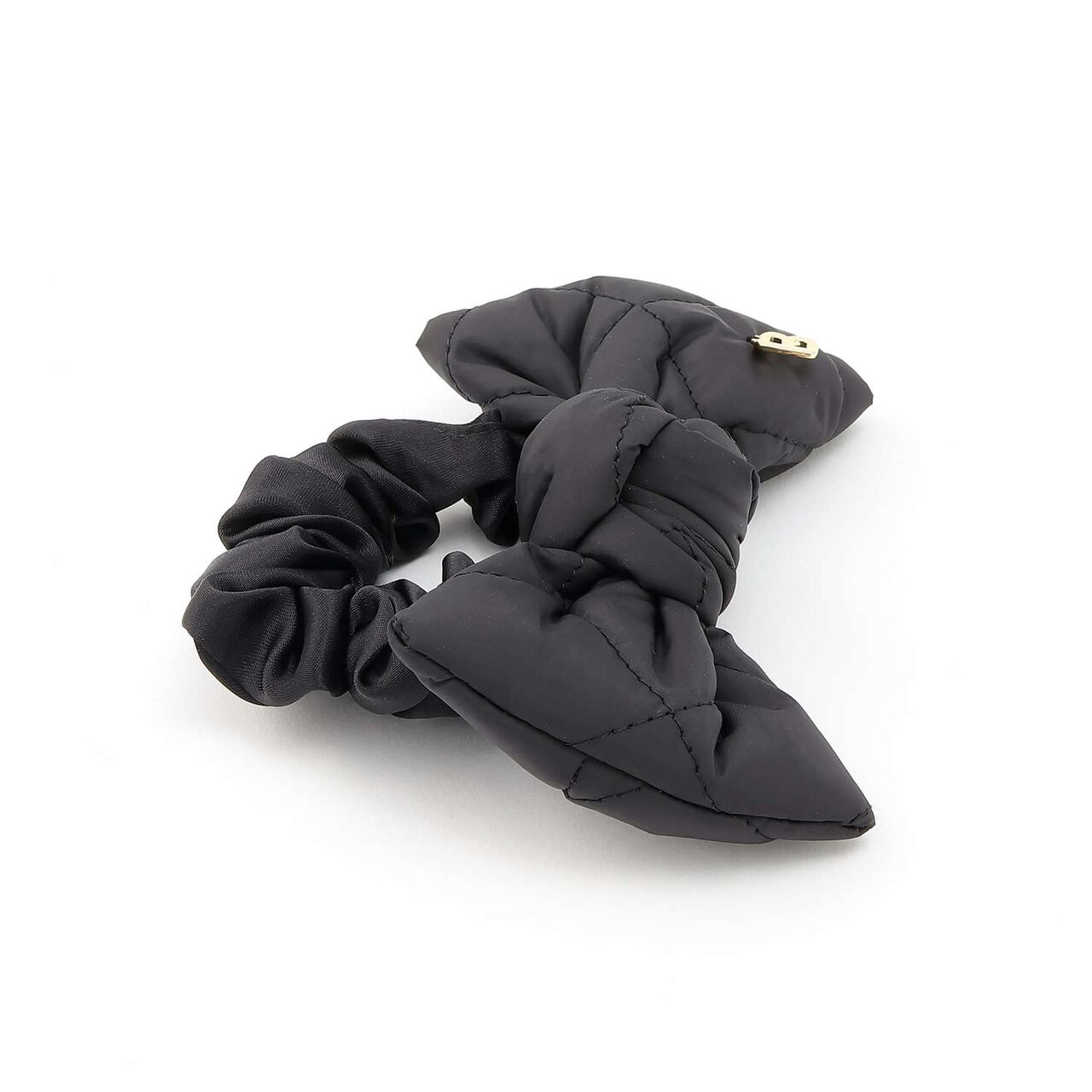 Ribbon Ponytail Holder,Off white, large image number 2