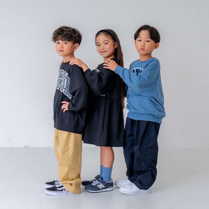 [Link] College Logo Raglan Sleeve Sweatshirt,Gray, medium image number 8