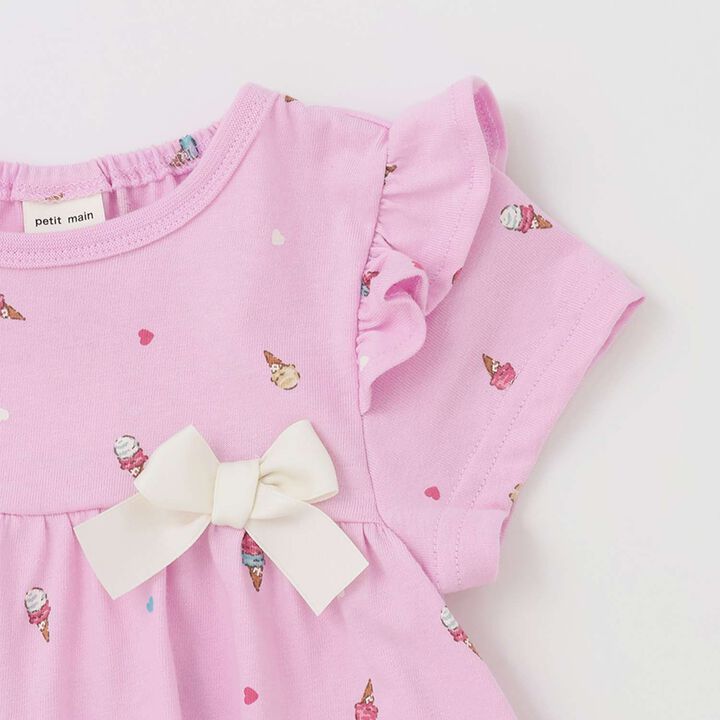 [Web Exclusive] GIRLS Short-Sleeve Pajamas,Ivory, medium image number 5
