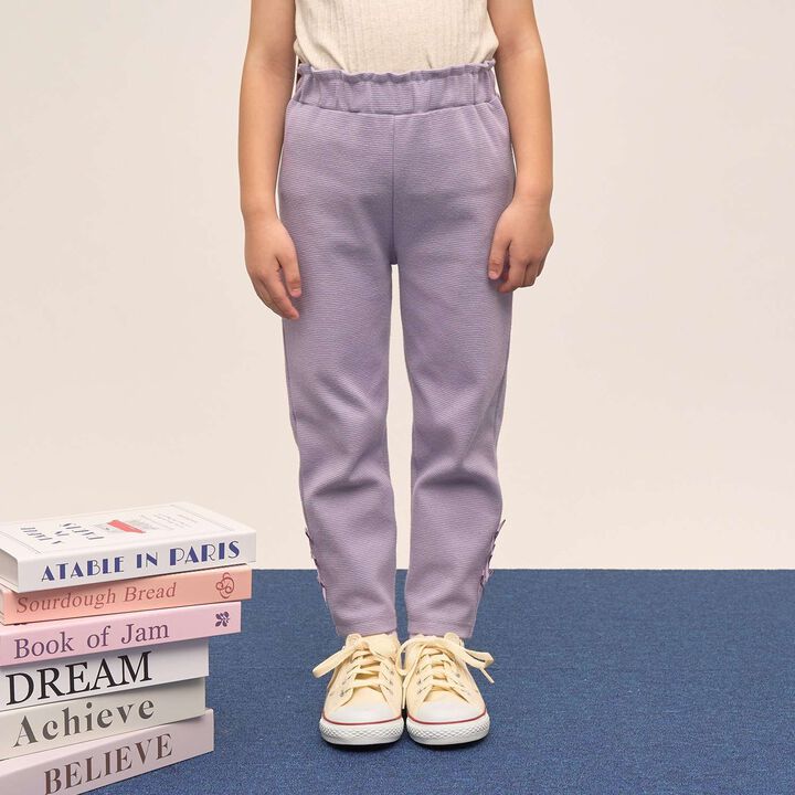 Tomo Pants [Anti-Stain, Quick-Dry] Ribbon Straight Pants,Ivory, medium image number 31