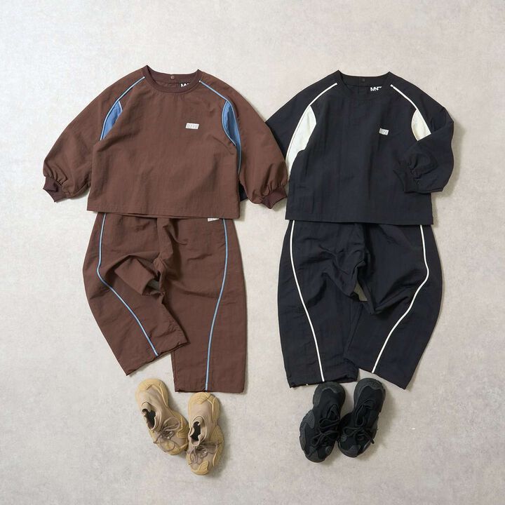 [MNCM] Side Line Wide Pants (Coordinatable Setup),Navy, medium image number 17