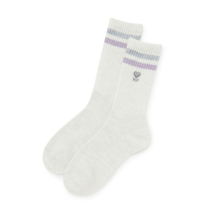 Lame Rib Line Socks,, medium
