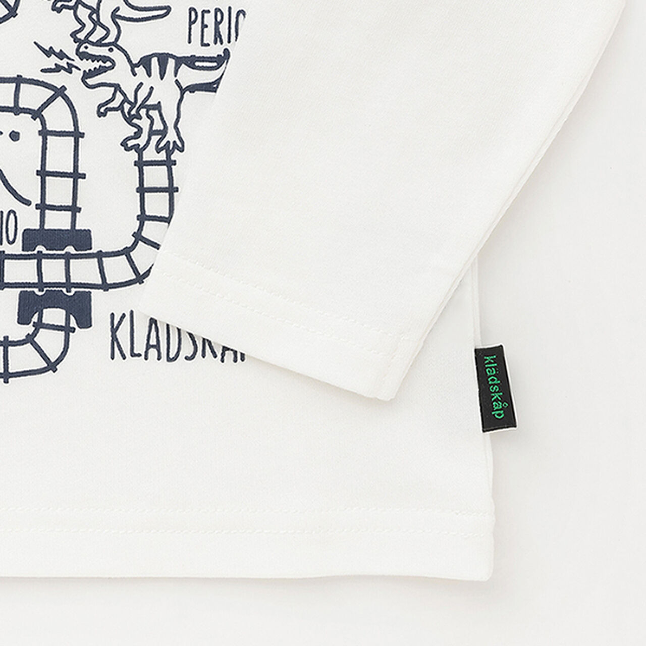 [Restock] Train Map Print Long-Sleeve T-Shirt,Off white, large image number 6