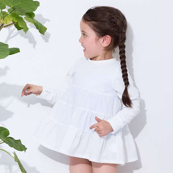 [SWIM] [Link] Tiered Rash Guard (Kids Size),Navy, medium image number 1