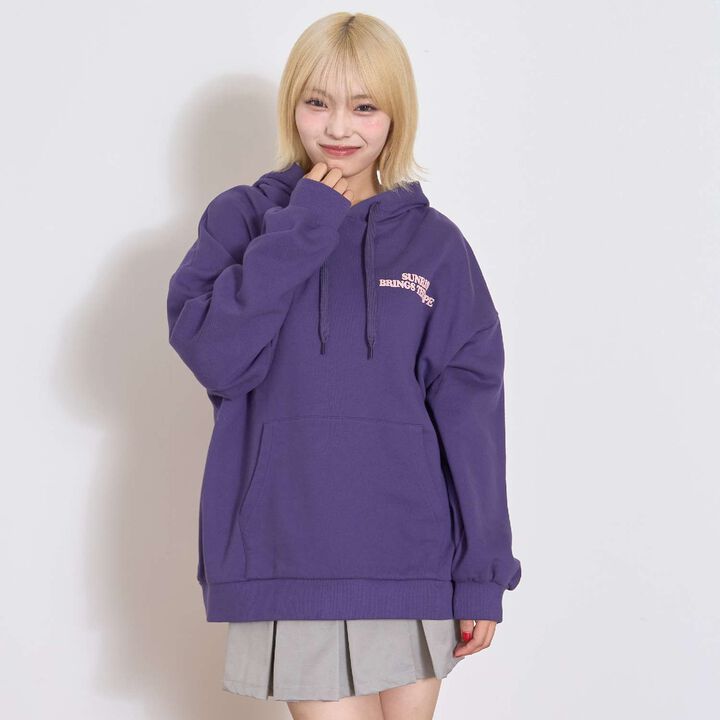 [Seconds Cute Top] LTXC Puffy Heart Loose Parka,Black, medium image number 8