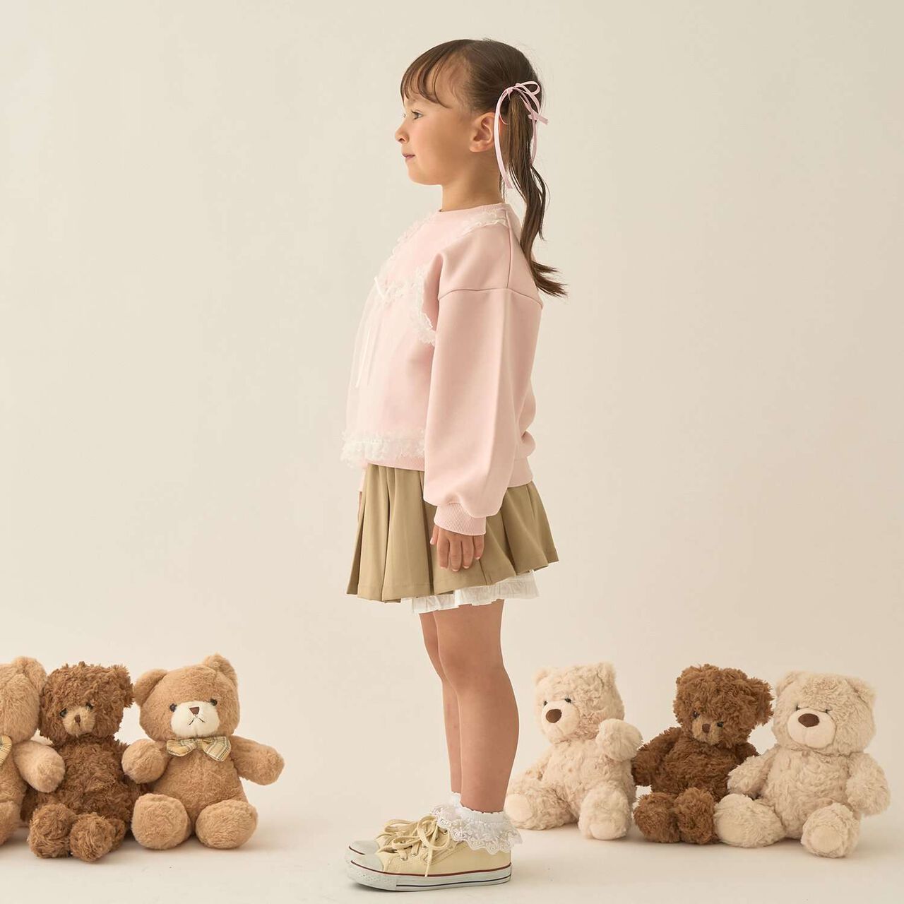 [Lycee Mine Ballet Series] Camisole Ducky Sweatshirt,Moderate pink, large image number 18