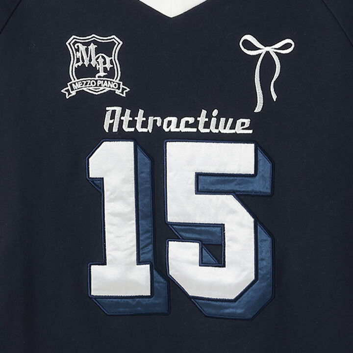 Numbered Long-Sleeve T-Shirt,Navy, medium image number 14