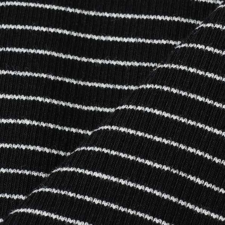 [AMI] Ribbon Bustier Long T-Shirt Set,Charcoal gray, medium image number 3