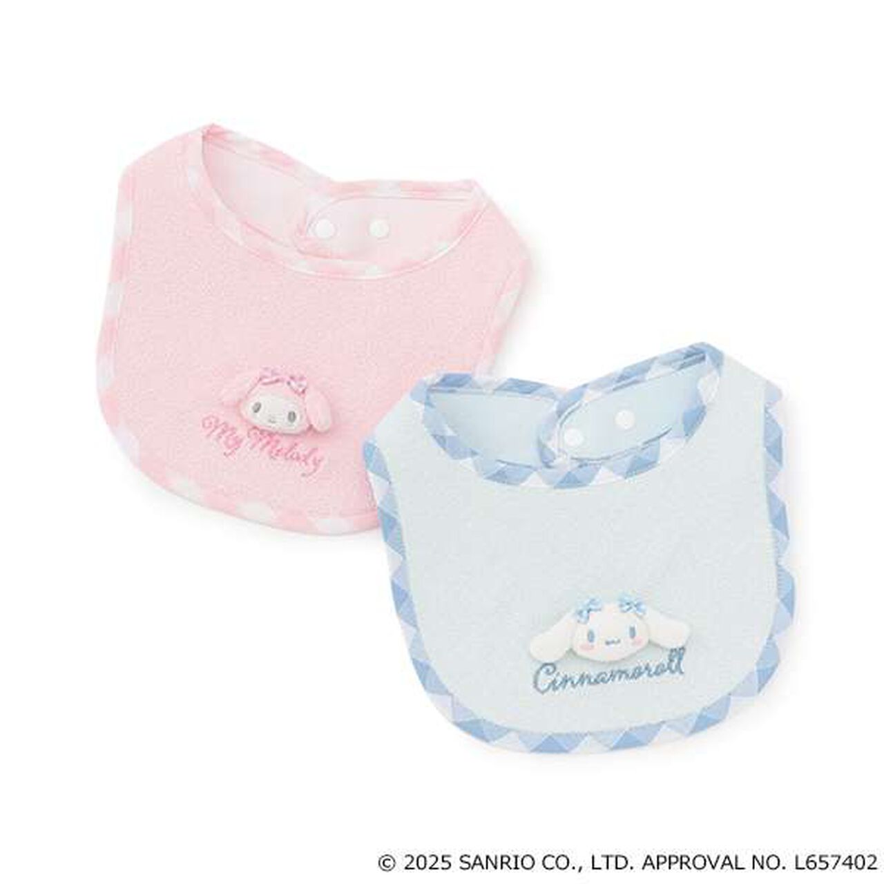 [My Melody & Cinnamoroll] Motif Bib,Sax blue, large image number 8