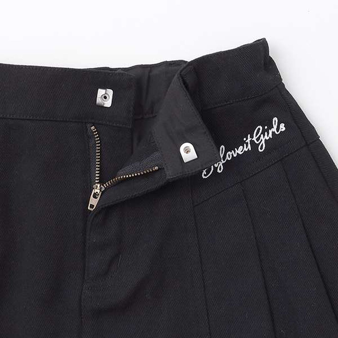 Skirt with Belt,Black, large image number 7