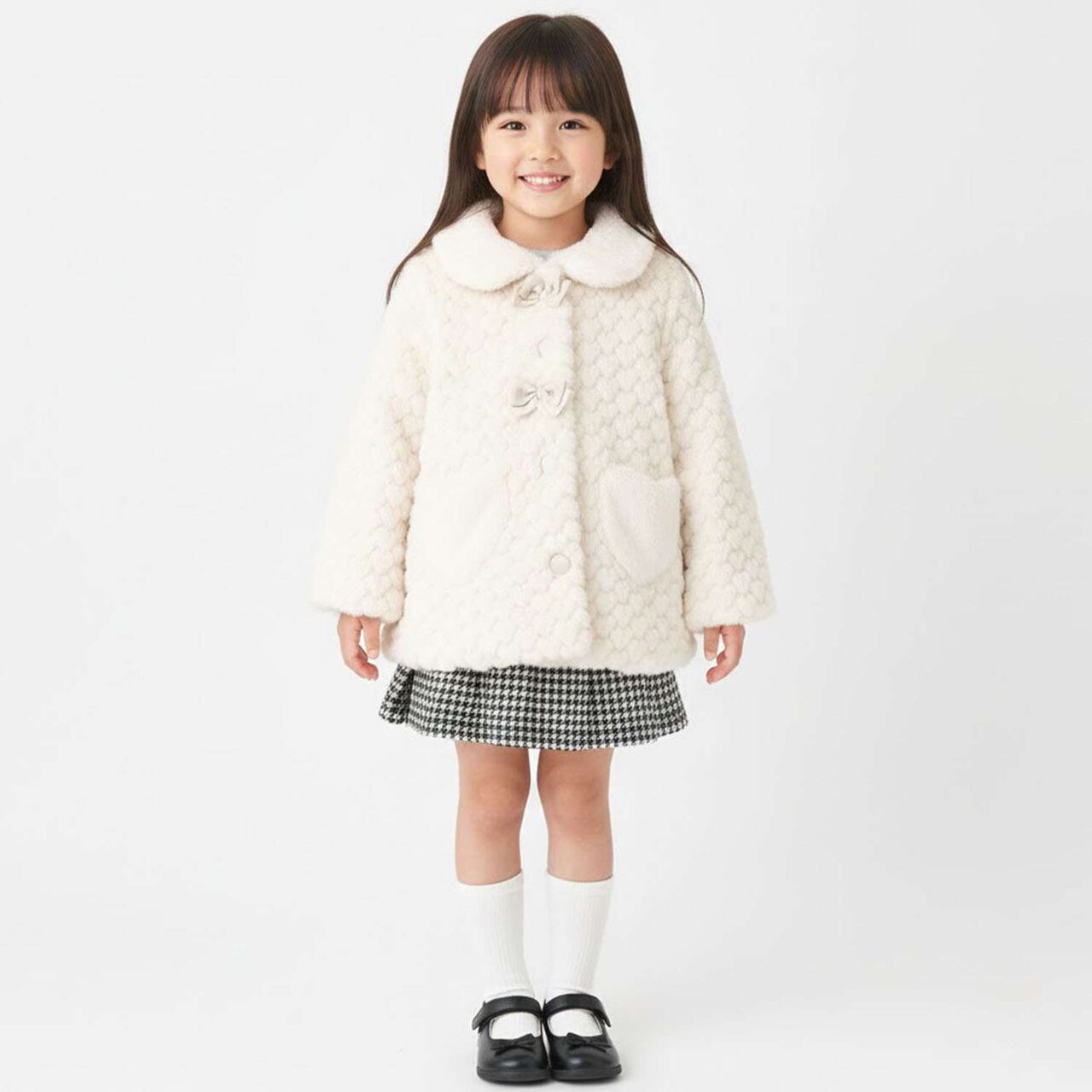 Faux Fur Coat,Pink, large image number 17