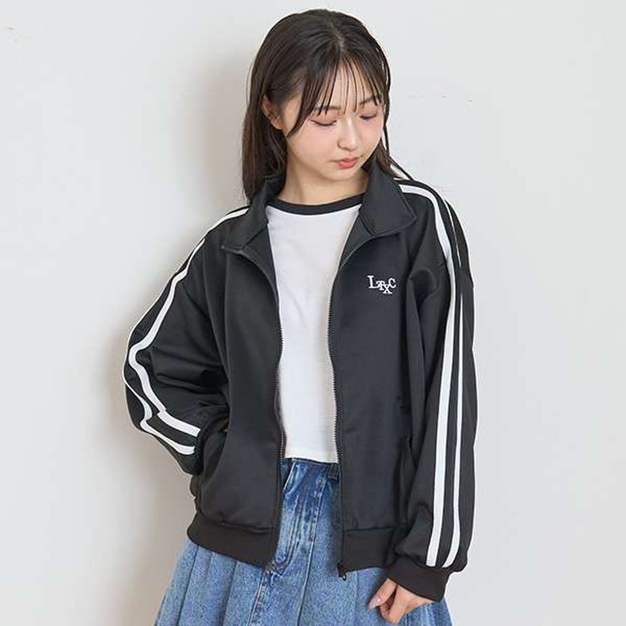 [LTXC] Track Jacket,Black, large image number 0