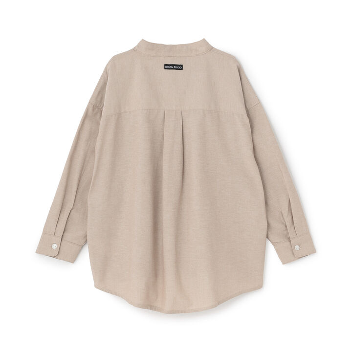 Band Collar Shirt [Kids] [Boys],Off white, medium image number 1