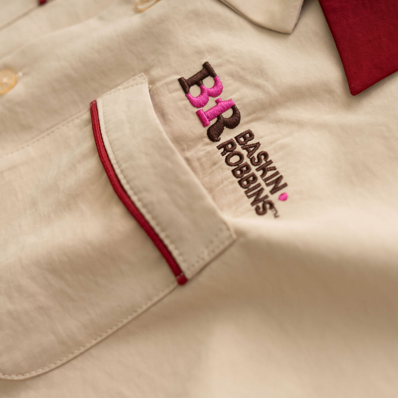 [31冰淇淋] 刺繡標誌襯衫,紫色, large image number 16
