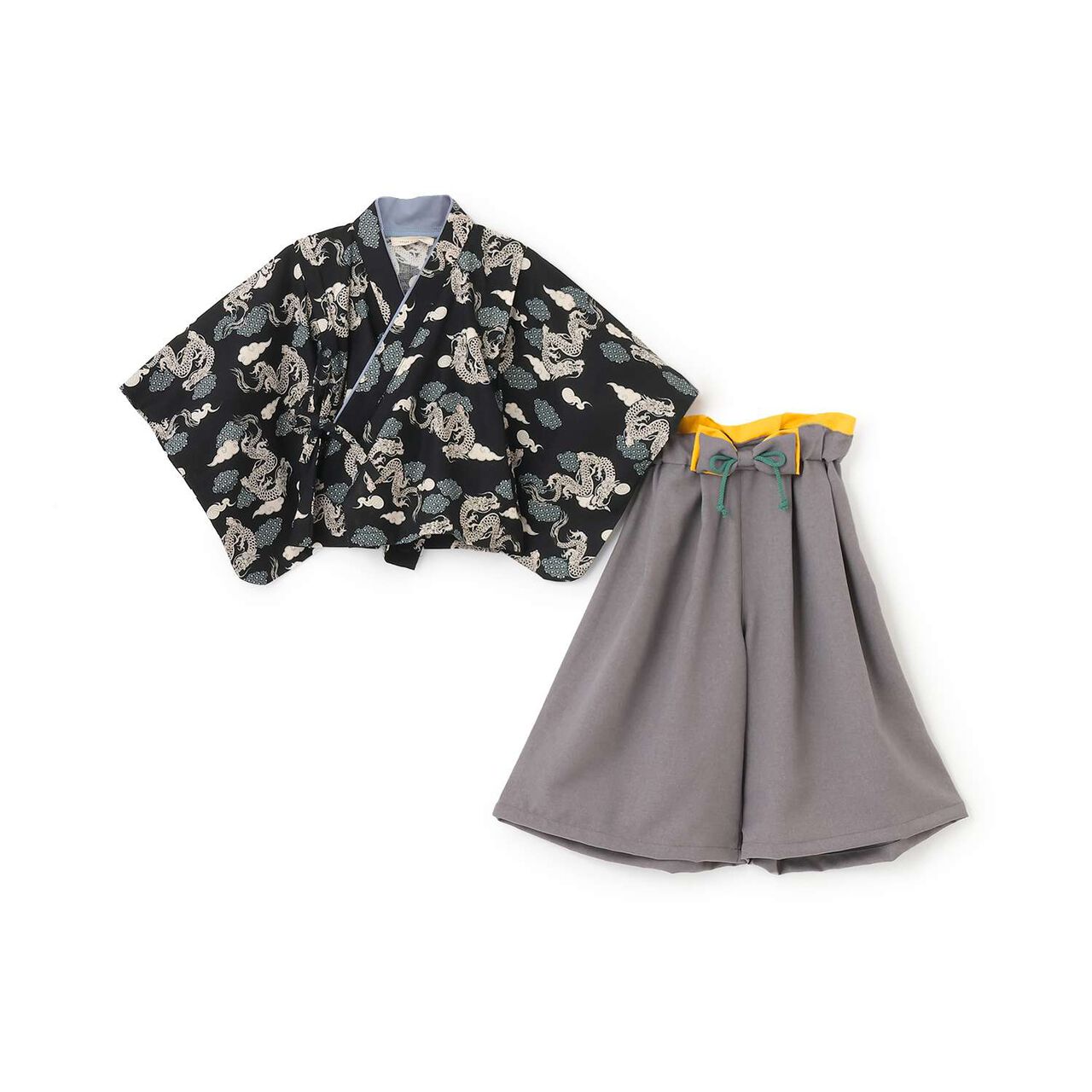 Boys' Hakama Set [Made in Japan],Pearl white, large image number 2