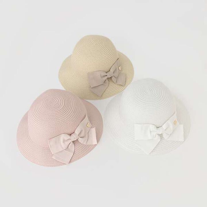 Foldable Ribbon Hat,Ivory, medium image number 3