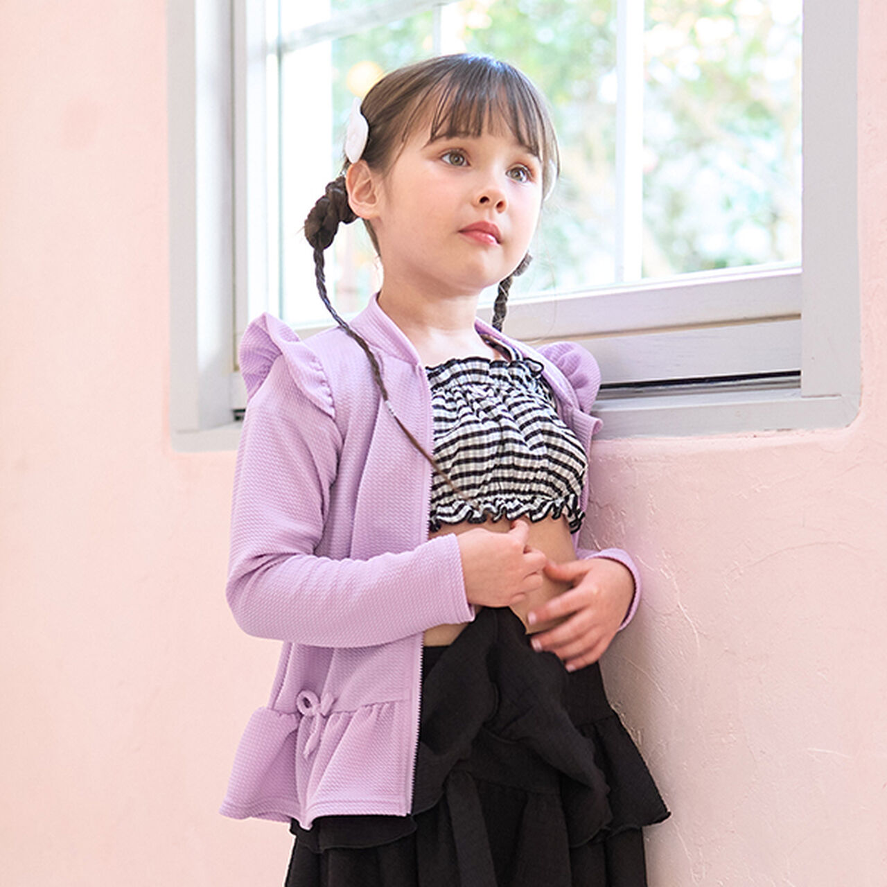 [SWIM] [UV Processing] Hem Frill Zip Rash Guard,Mint, large image number 29