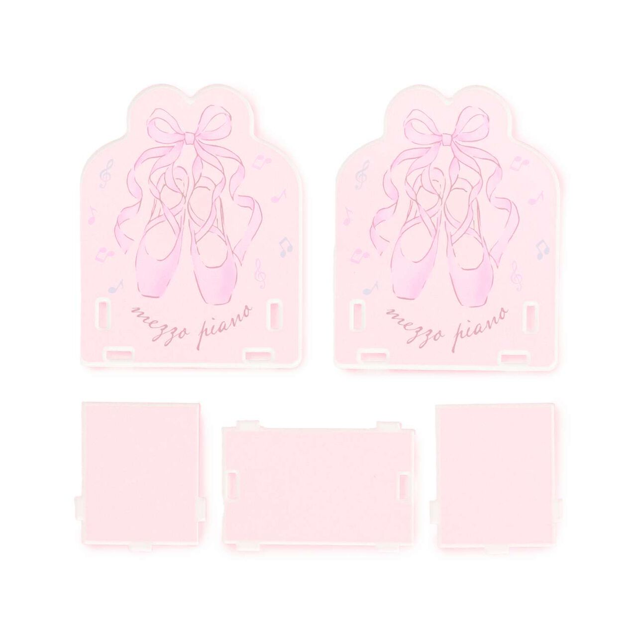 [Stationery] Ballet Pattern Acrylic Pen Holder,Light pink, large image number 4