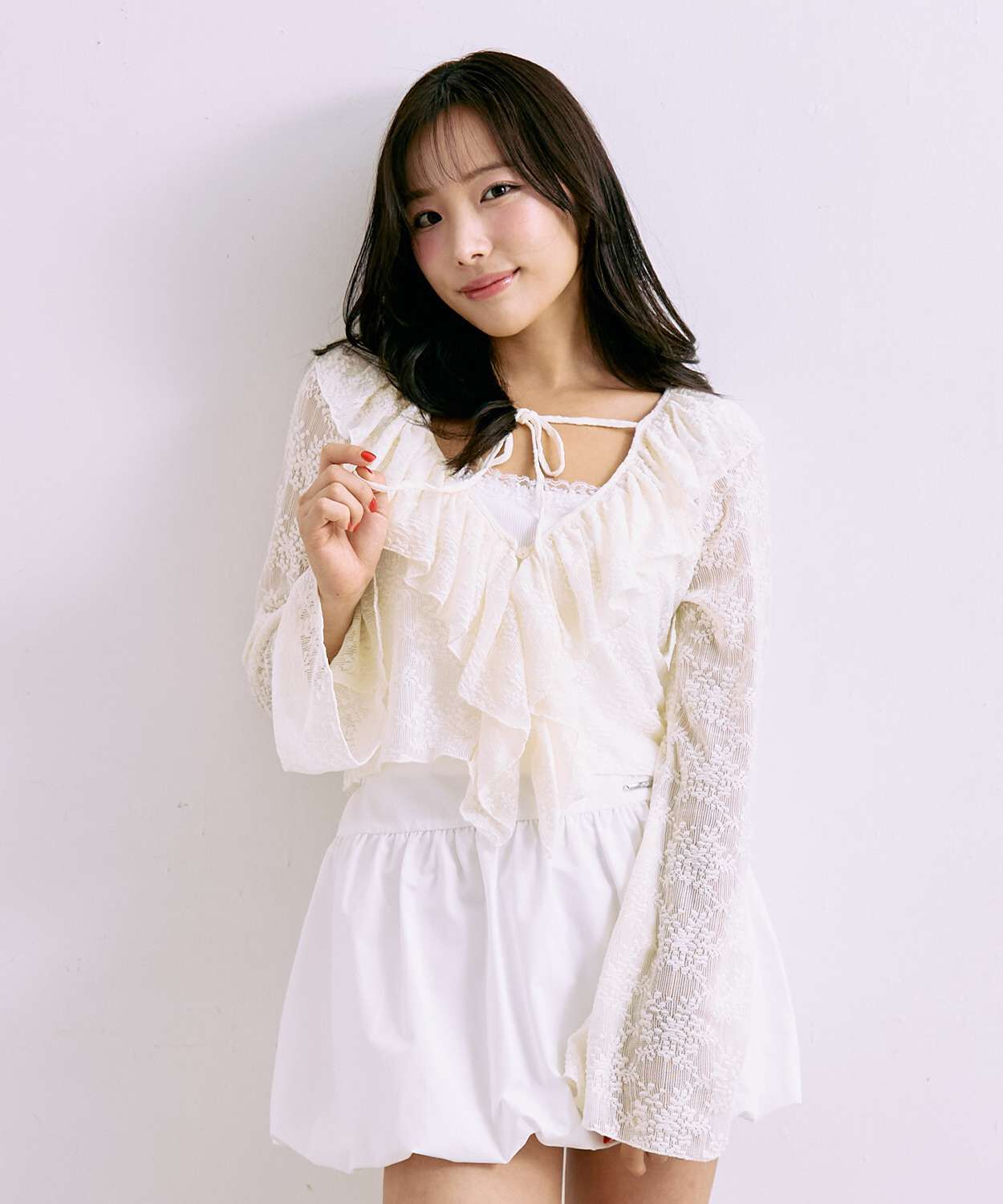 Frill Bolero Camisole Set [Korean Fashion] | Narumiya Official