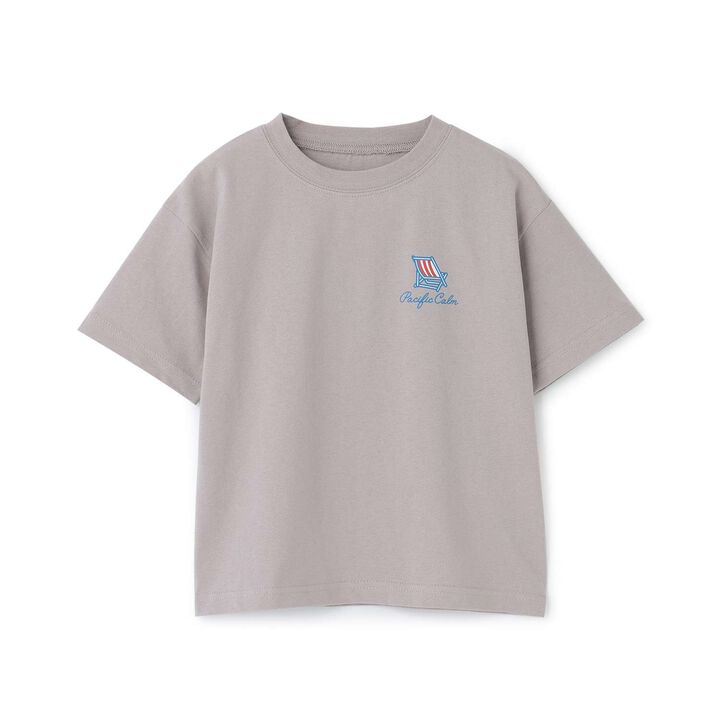 [365D.] Assorted Beach Print Cotton 100% Short Sleeve T-Shirt,Milky white, medium image number 16