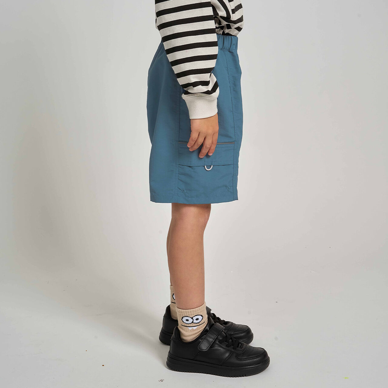 [School-Ready] [Water-Repellent, Anti-Stain, Durable, UV] 4/5 Length Pants (with Reflective Sheet),Beige, large image number 23