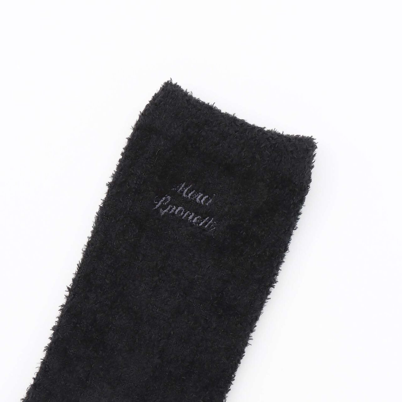Shaggy Rib Crew Socks,Off white, large image number 1