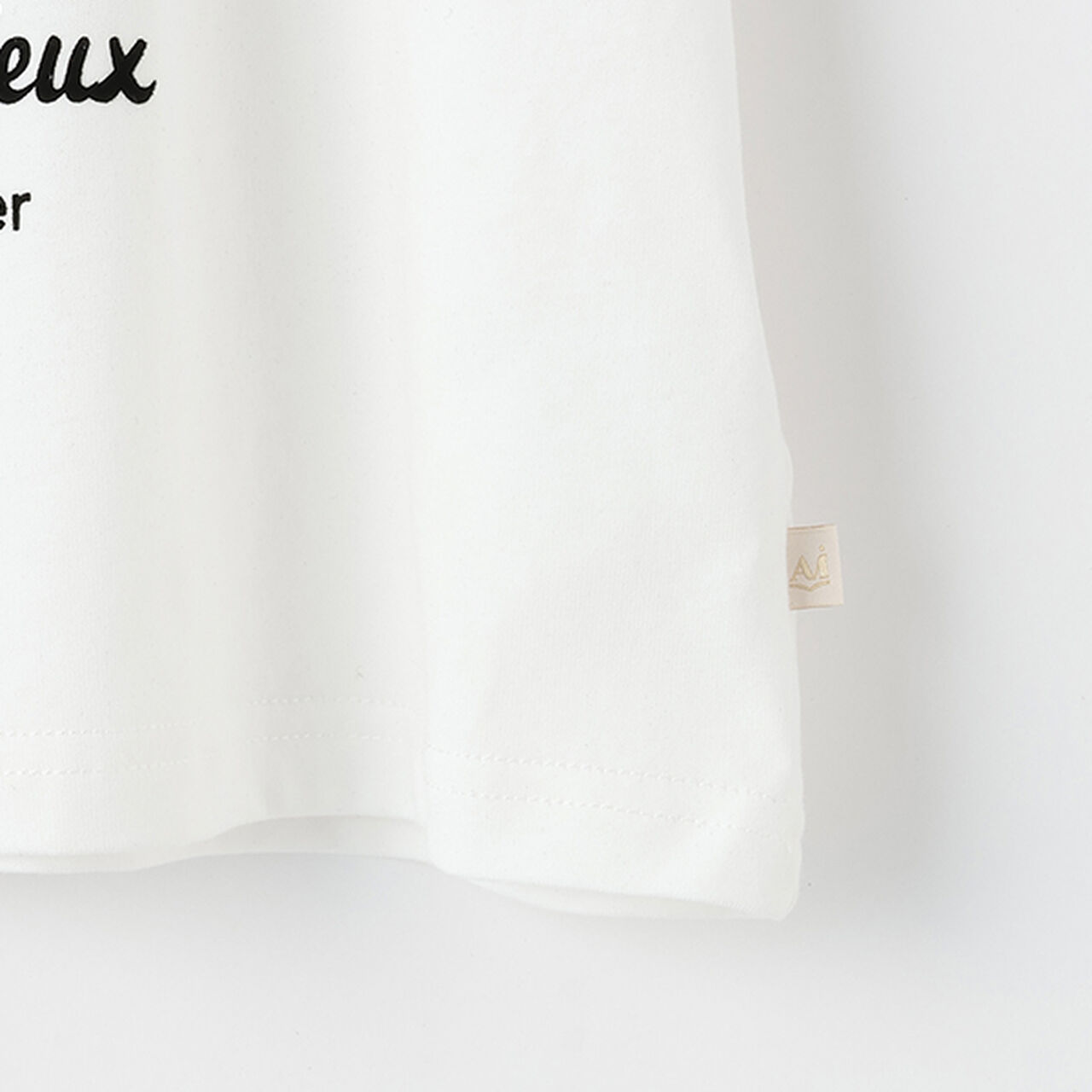 [New Colors Added Due to Popular Demand] [AMI] 5-Minute Sleeve Big Shirt x Compact T-Shirt,Off white, large image number 27