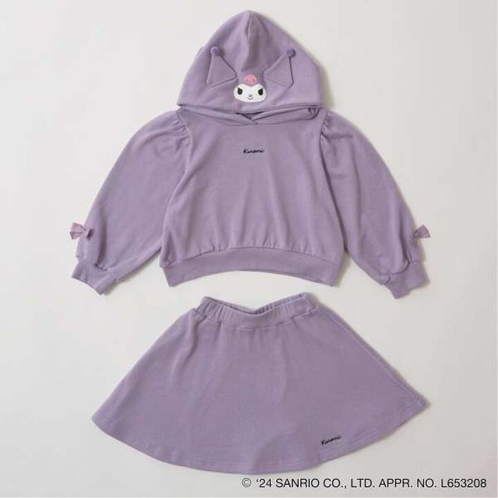 [Sanrio Characters] Transformation Parka & Flare Skirt Outfit Set,Lavender, medium image number 14