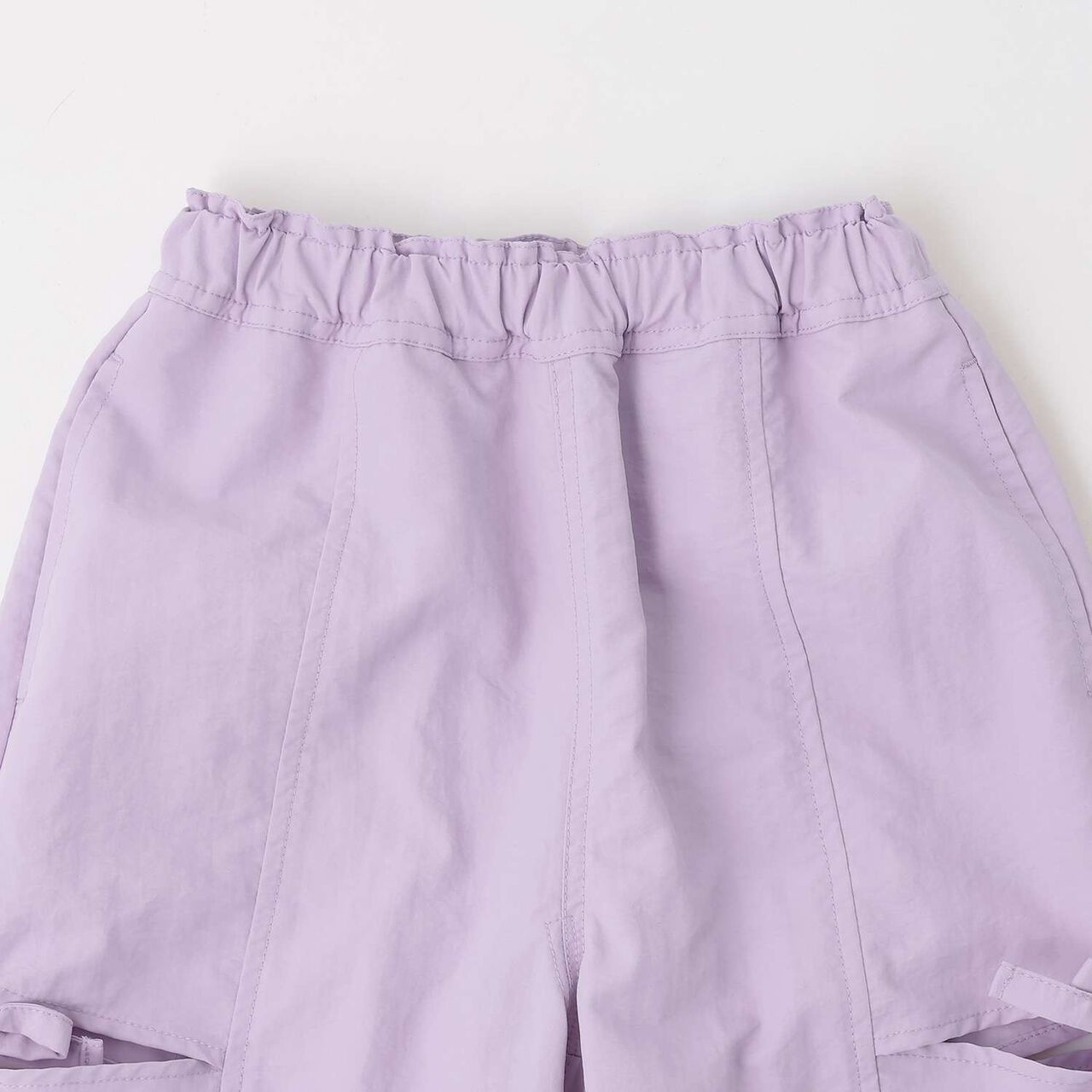 Water-Repellent Slit Cargo Pants,Black, large image number 11