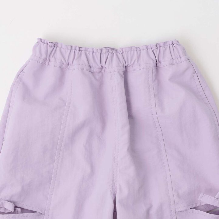 Water-Repellent Slit Cargo Pants,Black, medium image number 11