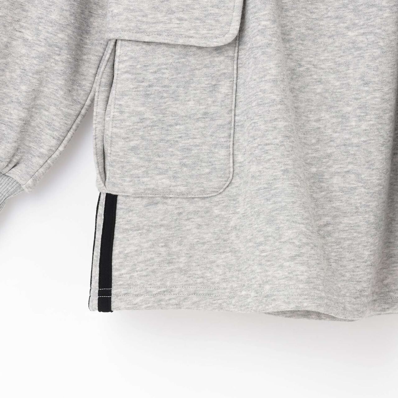 [LTXC/Shaggy Lining] Zip Parka Outfit Set,Top gray, large image number 20