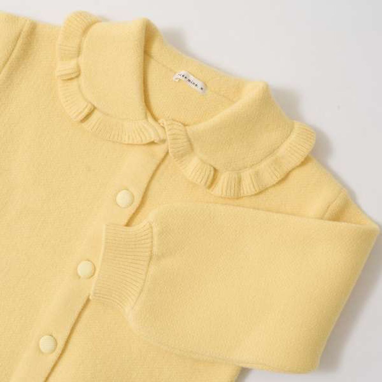 [Occasion] Frill Collar Cardigan,Cream, large image number 9