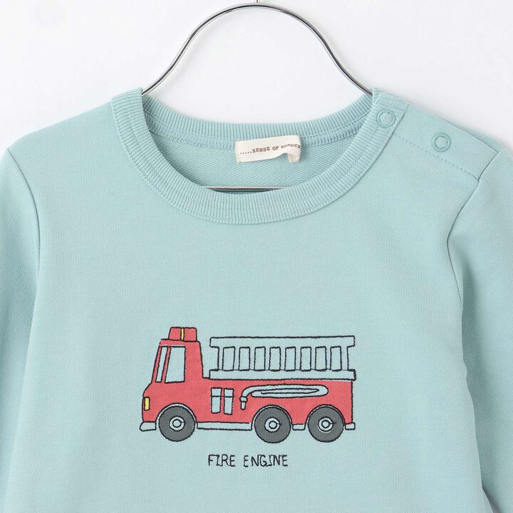 Vehicle Sweatshirt,Light blue, medium image number 4