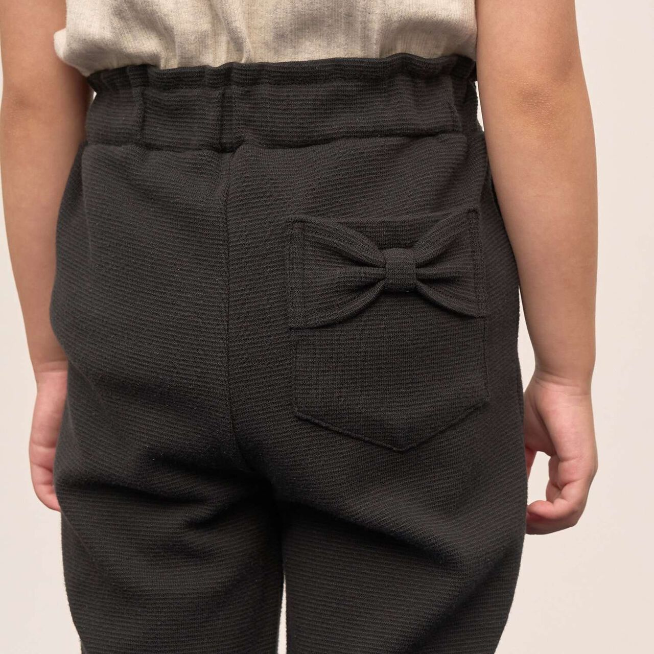 Tomo Pants [Anti-Stain, Quick-Dry] Ribbon Straight Pants,Ivory, large image number 33