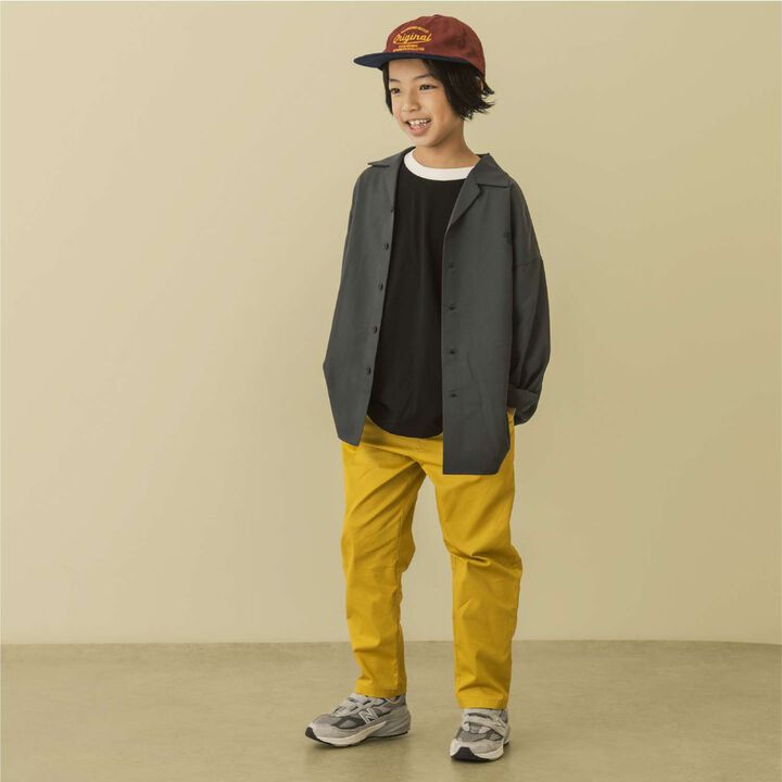 [Parent-Child Matching] Assorted Souvenir Embroidered Long-Sleeve Shirt,Charcoal gray, medium image number 7