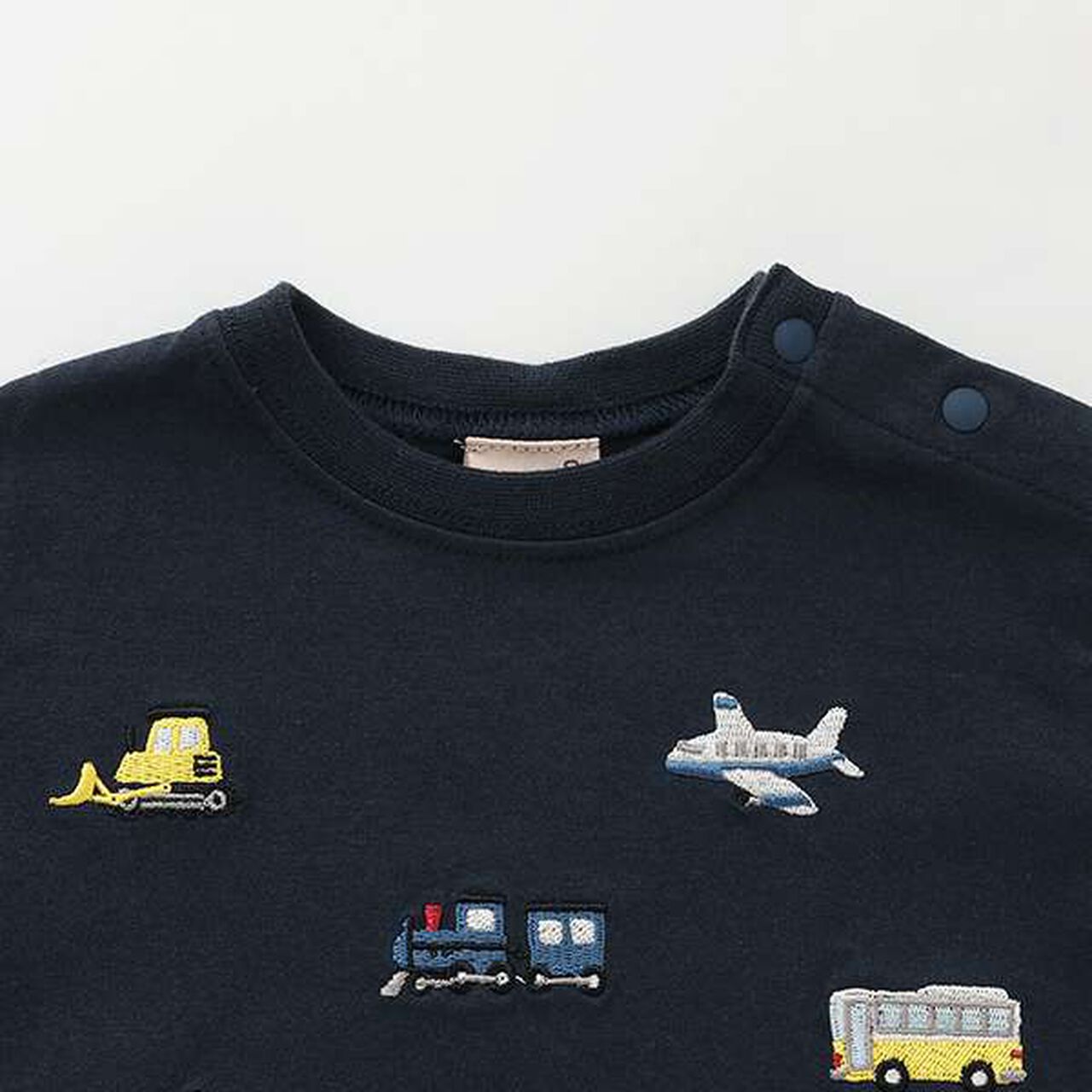 [Link] Working Vehicle Embroidery Coverall,Light blue, large image number 2