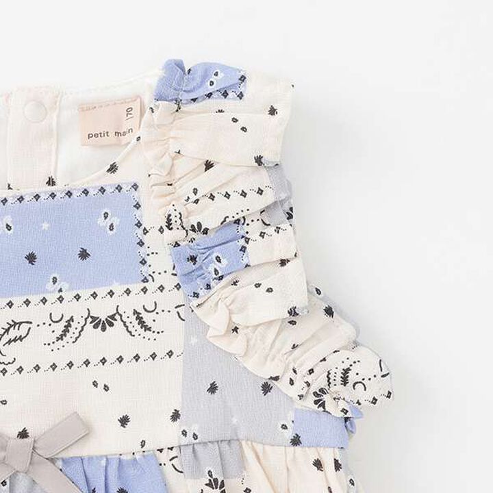 [Link] Floral Shirred One-Piece Dress (Baby Size),Light beige, medium image number 13