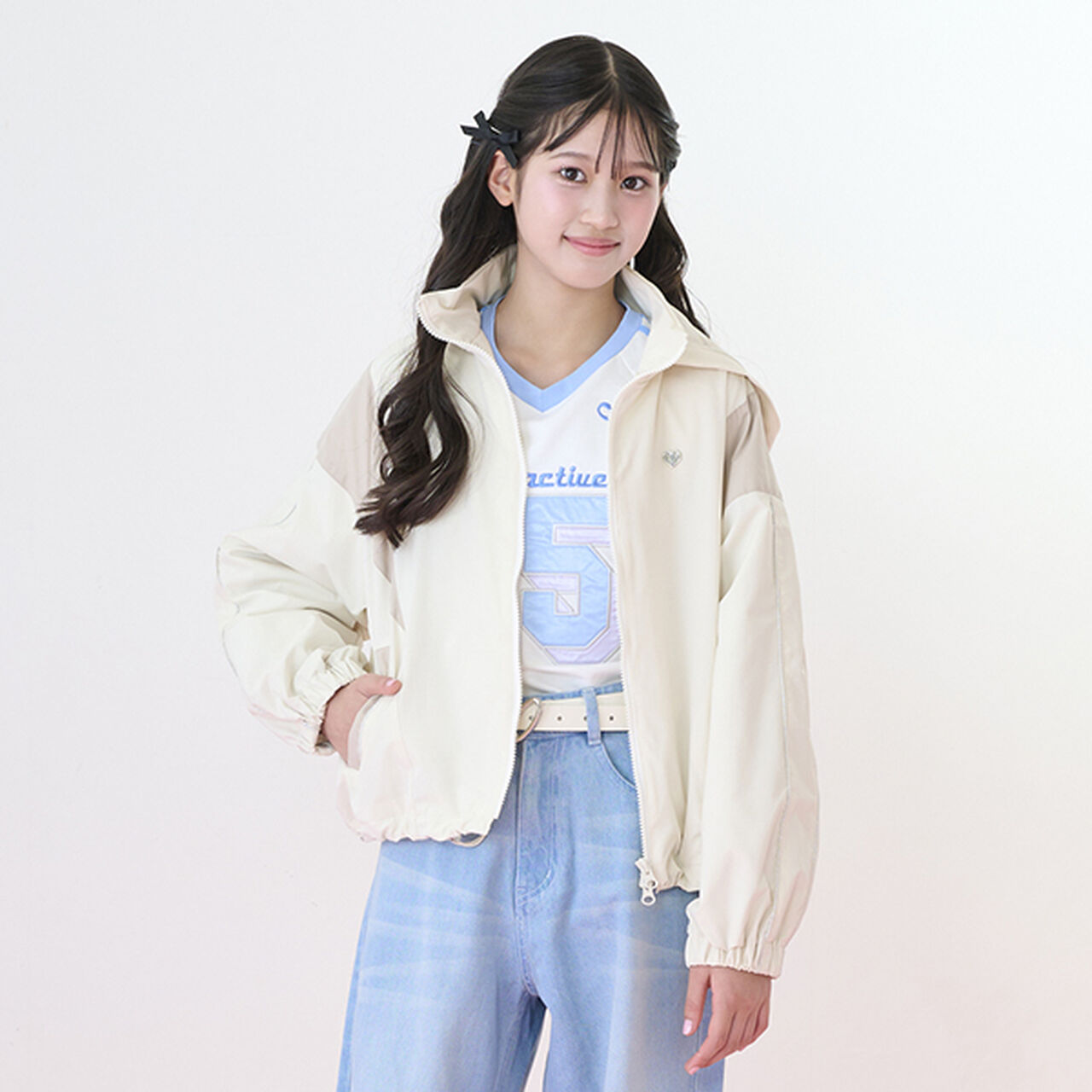 Numbered Long-Sleeve T-Shirt,Navy, large image number 3