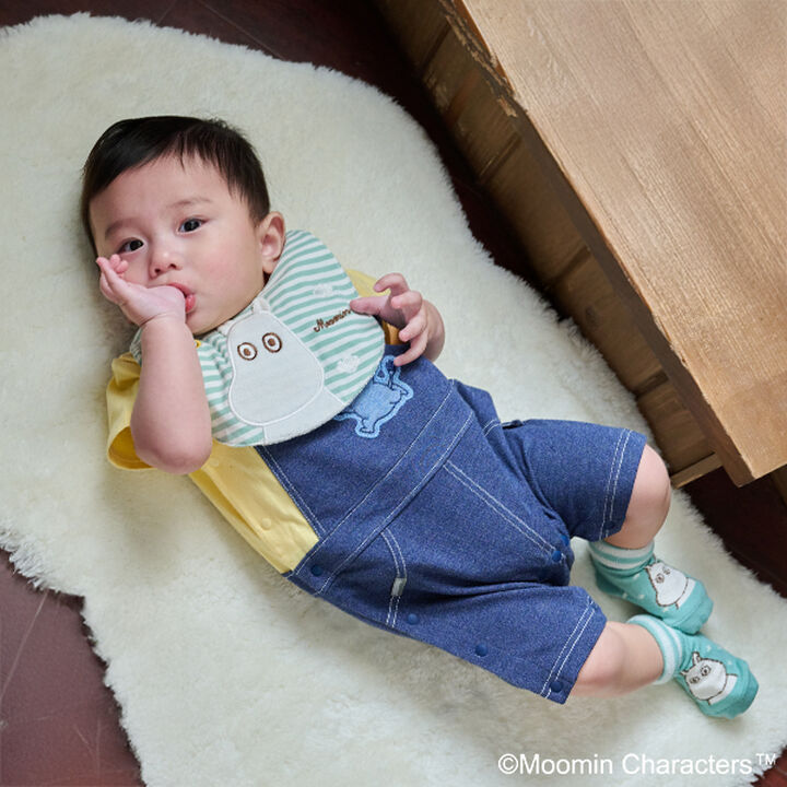 MOOMIN Nyoro Nyoro Bib,Light green, medium image number 13