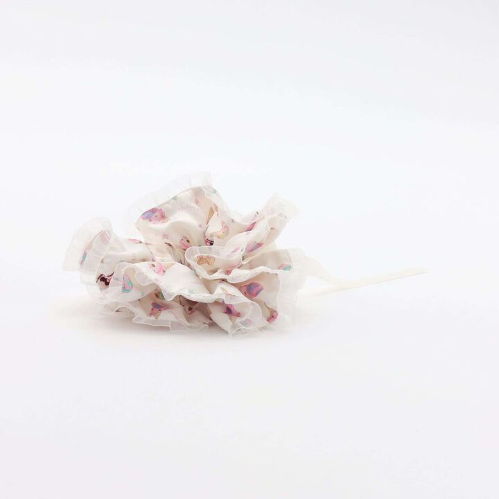 [Baskin-Robbins] Ice Cream Pattern Scrunchie,Off white, medium image number 3