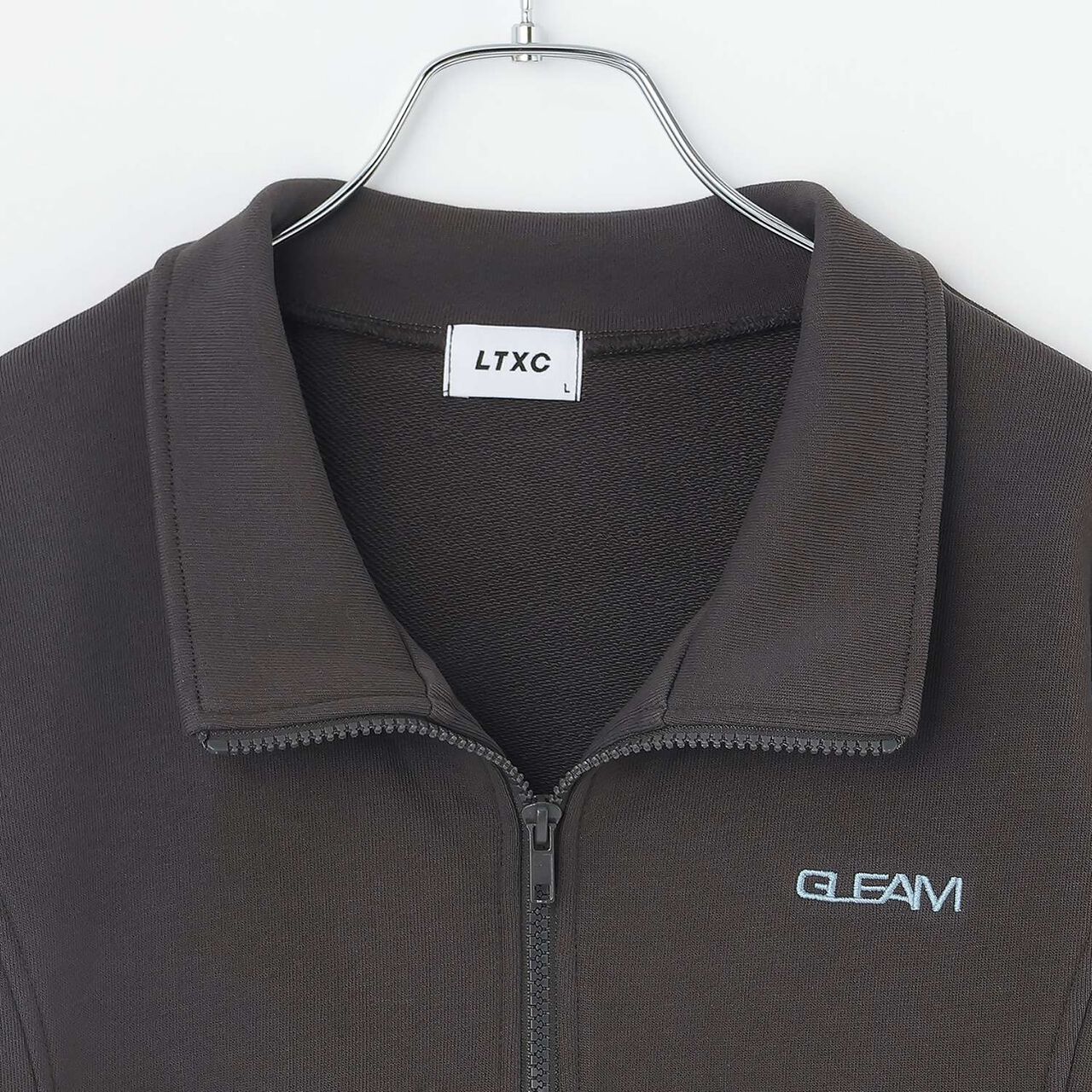 [LTXC/Cotton 100%] Half ZIP Pullover,Smoke white, large image number 16