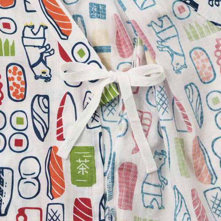 Sushi Print Jinbei,Off white, medium image number 9