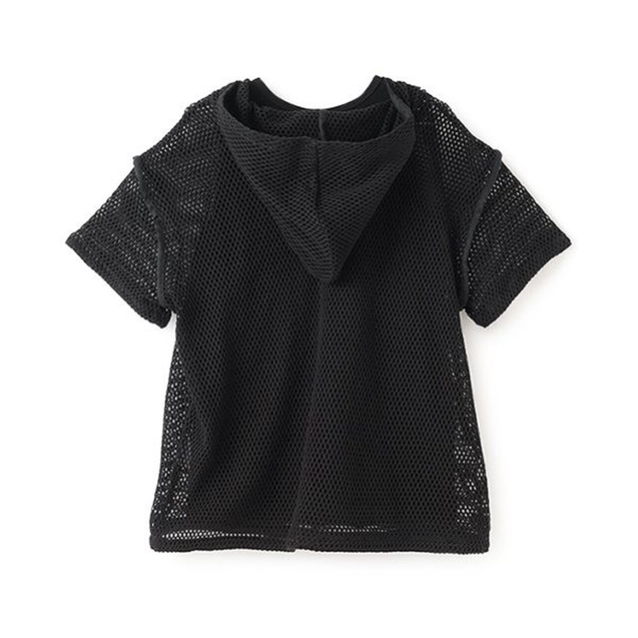 [AMI] Mesh Parka & Inner Wear Set with Cup,Black, large image number 1