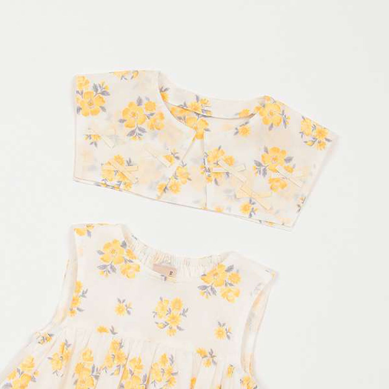 [Link] Big Color Pattern One-Piece Dress,Off white, large image number 3