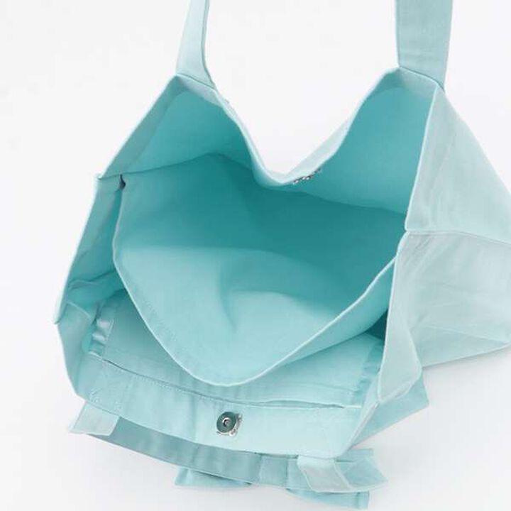 25th Anniversary Sparkling Heart Logo Tote,Light blue, medium image number 6