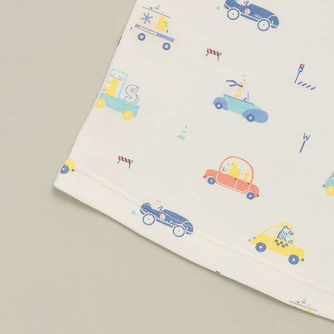 Animal Drive Overalls Suit,Pearl white, large image number 10