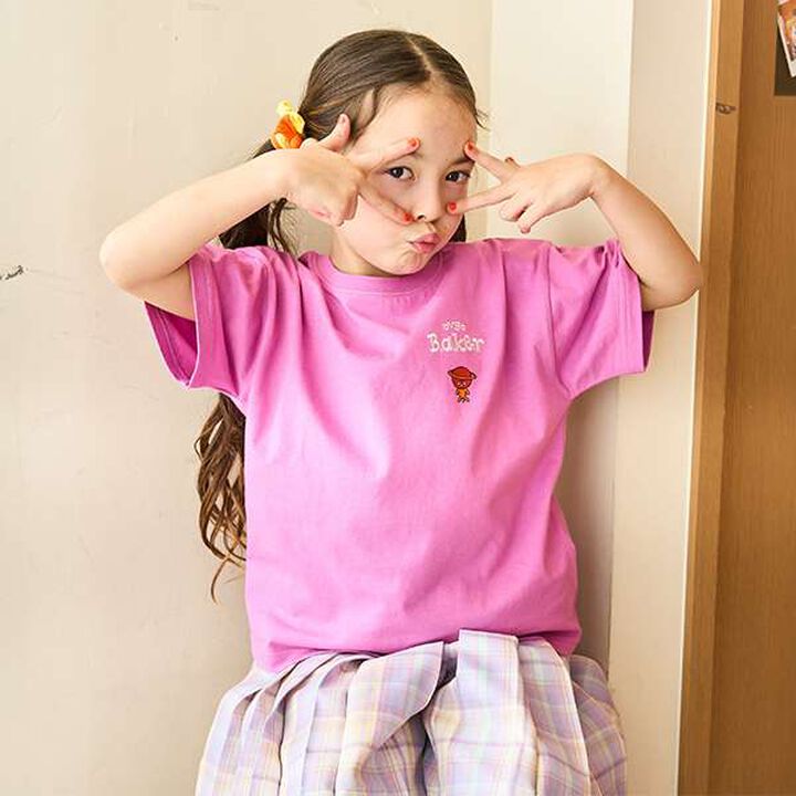 [ovgo B.a.k.e.r] Assorted Character T-Shirt,Lilac, medium image number 0